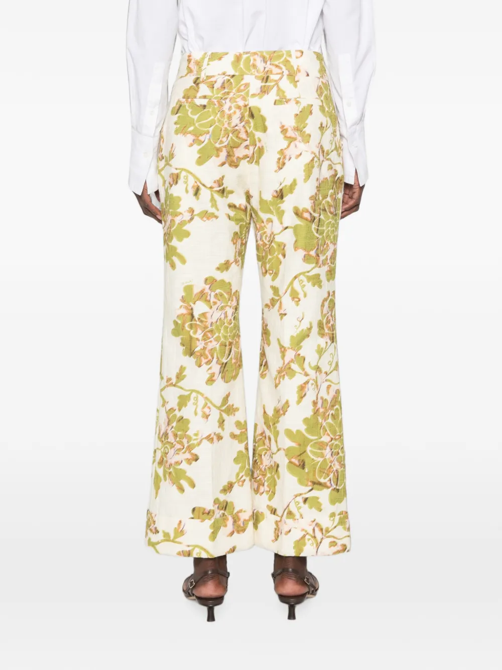 La DoubleJ Rustiek katoenen Hendeix broek Beige