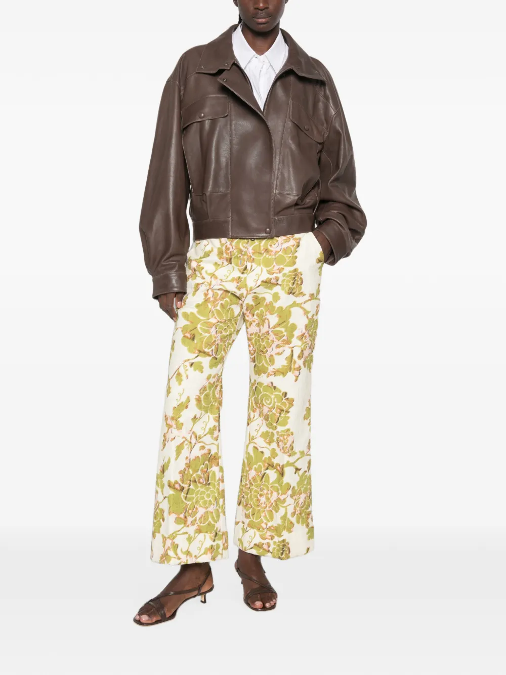 La DoubleJ Rustiek katoenen Hendeix broek Beige
