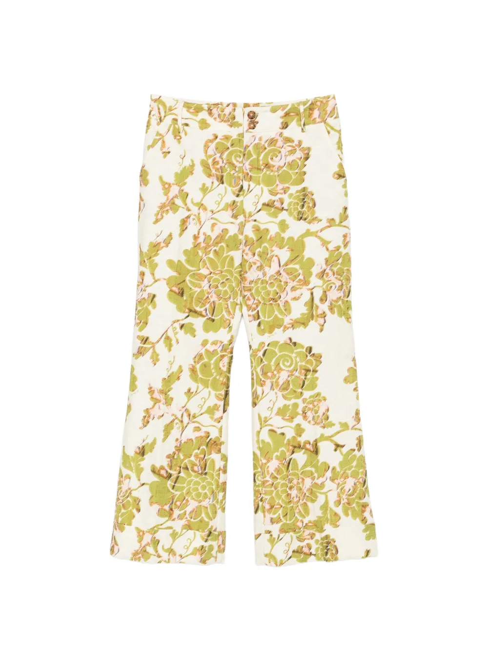 La DoubleJ Rustiek katoenen Hendeix broek Beige