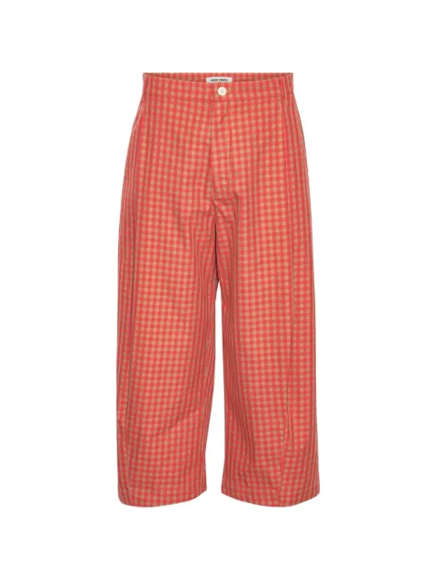 Henrik Vibskov Open Dart checked trousers