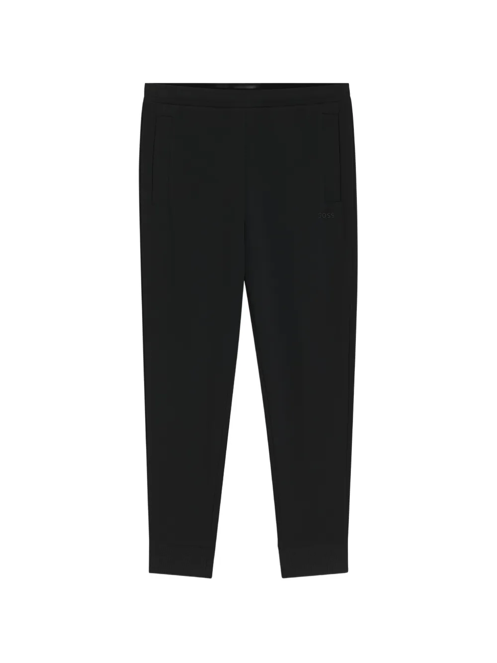 BOSS cotton-blend sweatpants with embroidered logo - Nero