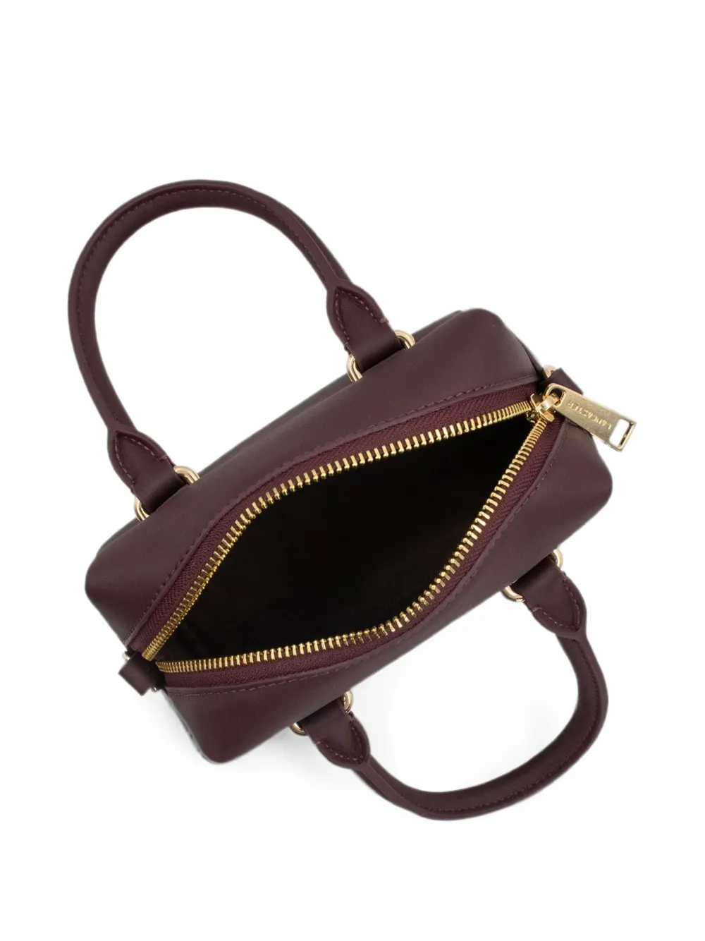 Lancaster Donna Cube logo-print shoulder bag Rood