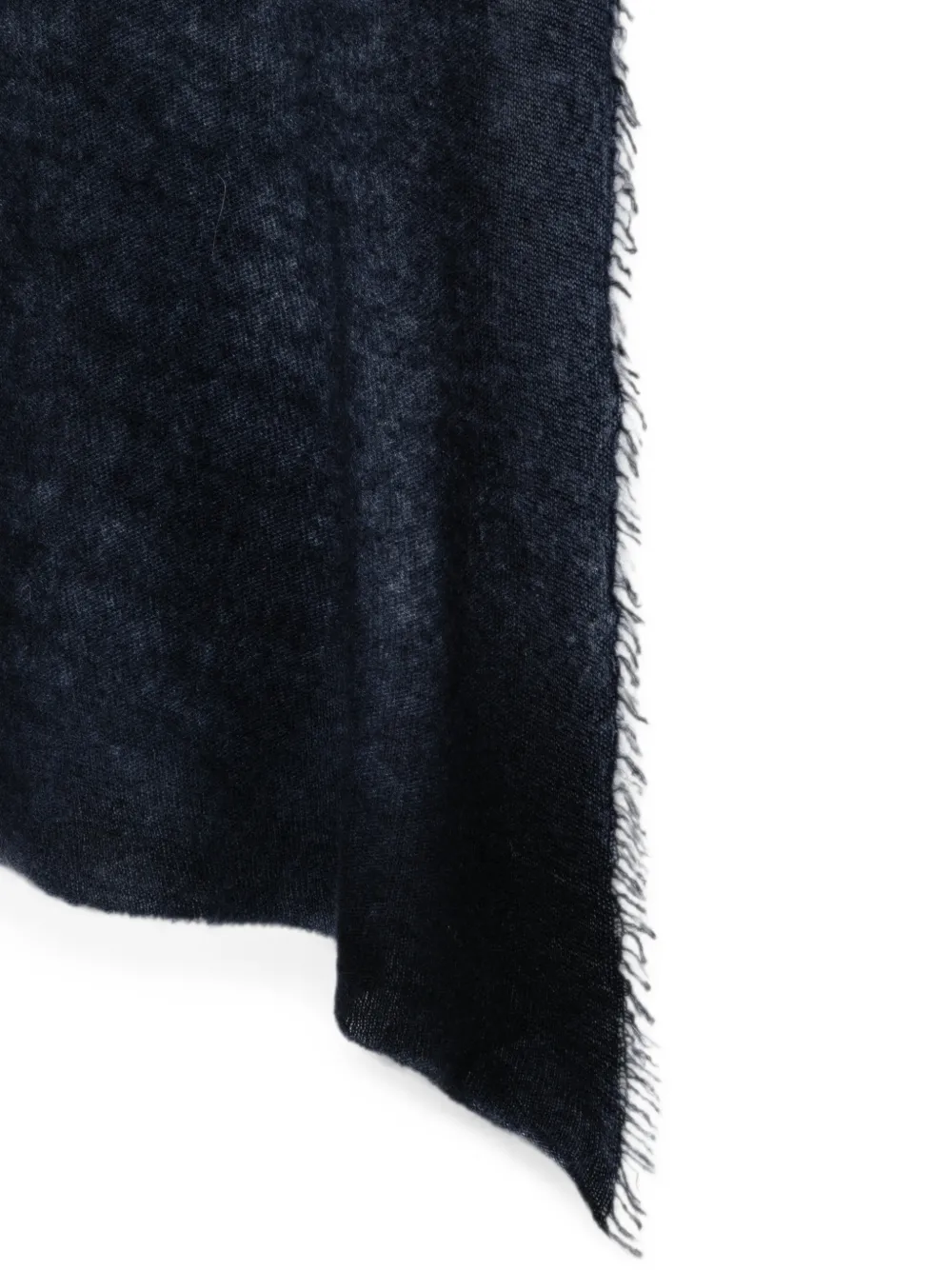 Faliero Sarti Adry ombré frayed-edge scarf Bruin