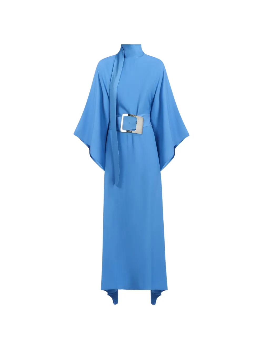 Taller Marmo La Luna Belted Maxi Kaftan In Blue