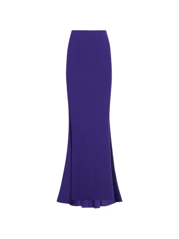 Taller Marmo Silver Screen Maxi Skirt in Purple