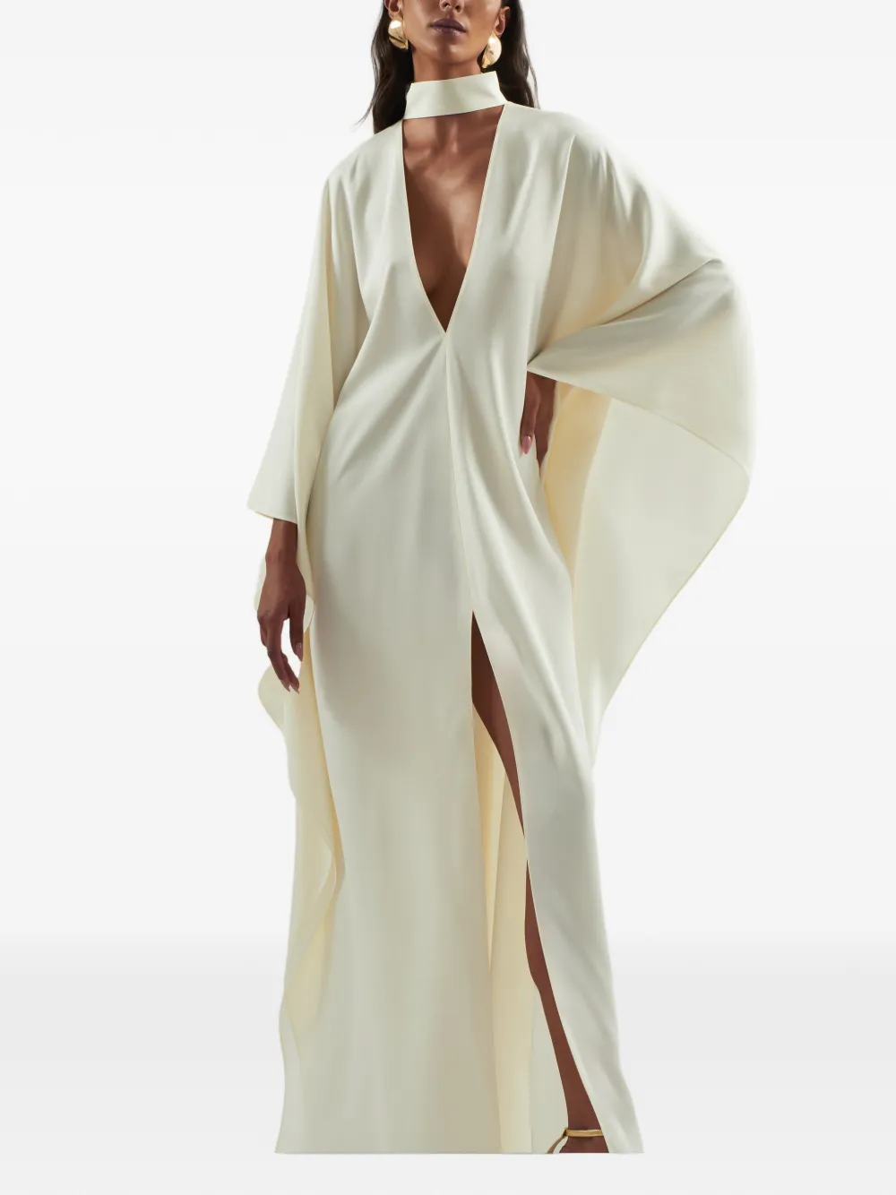Taller Marmo maxi OOO kaftan dress Beige