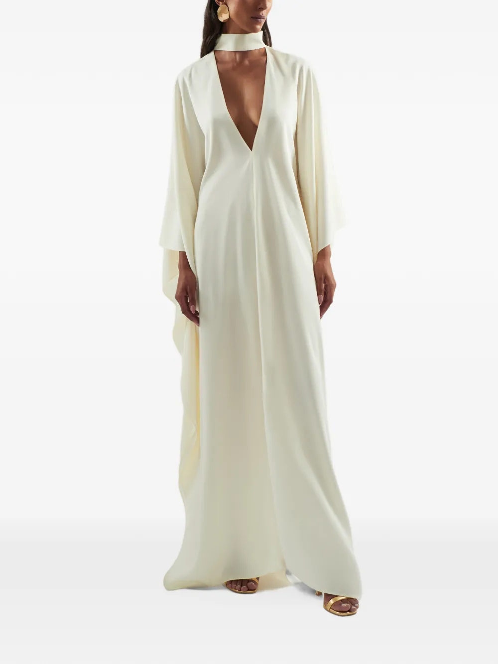 Taller Marmo maxi OOO kaftan dress Beige