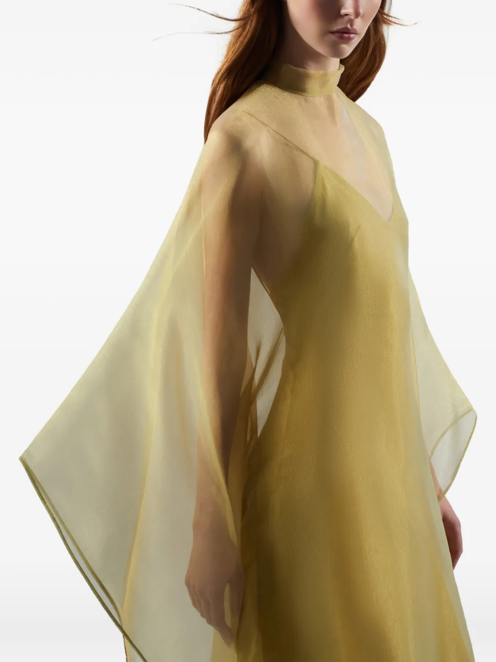 Taller Marmo Sphinx tuniek maxi-jurk Geel