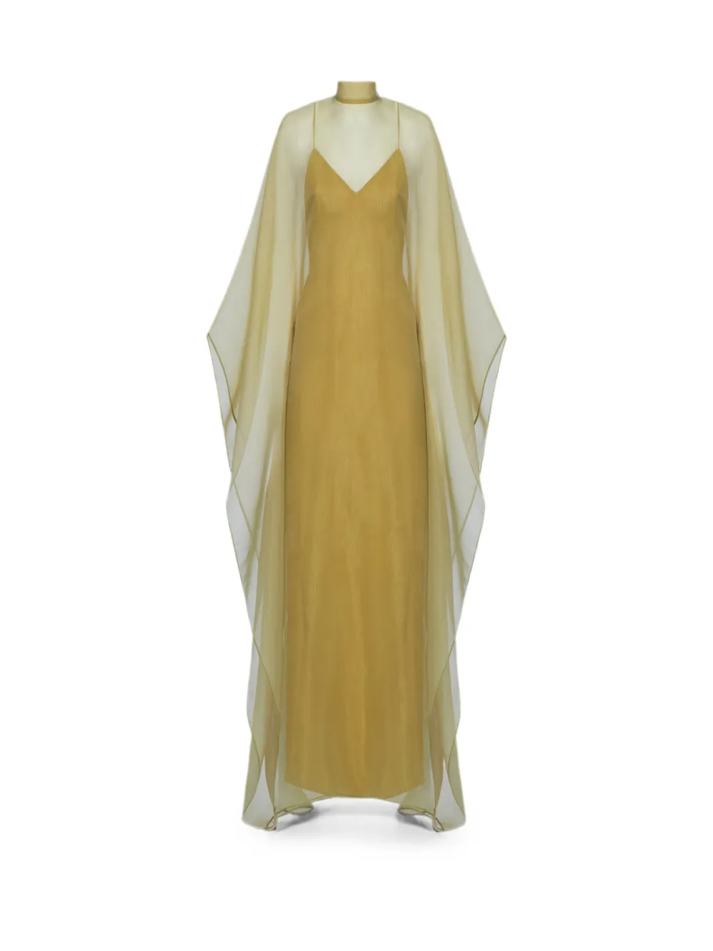 Taller Marmo Sphinx Kaftan Maxi Dress In Yellow