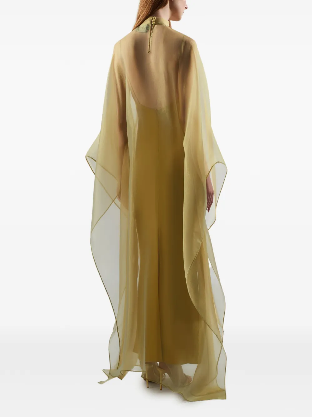 Taller Marmo Sphinx tuniek maxi-jurk Geel