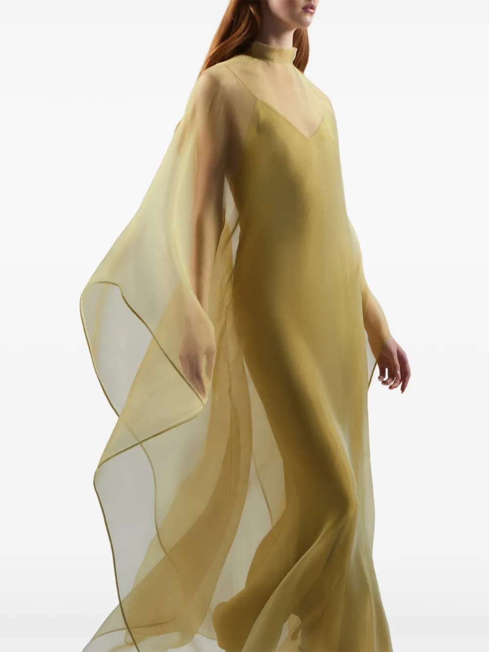 Taller Marmo Sphinx tuniek maxi-jurk Geel