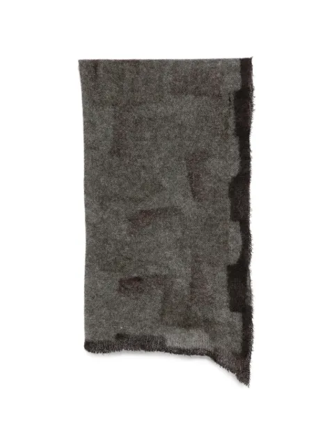Faliero Sarti Little Simy abstract-pattern frayed scarf