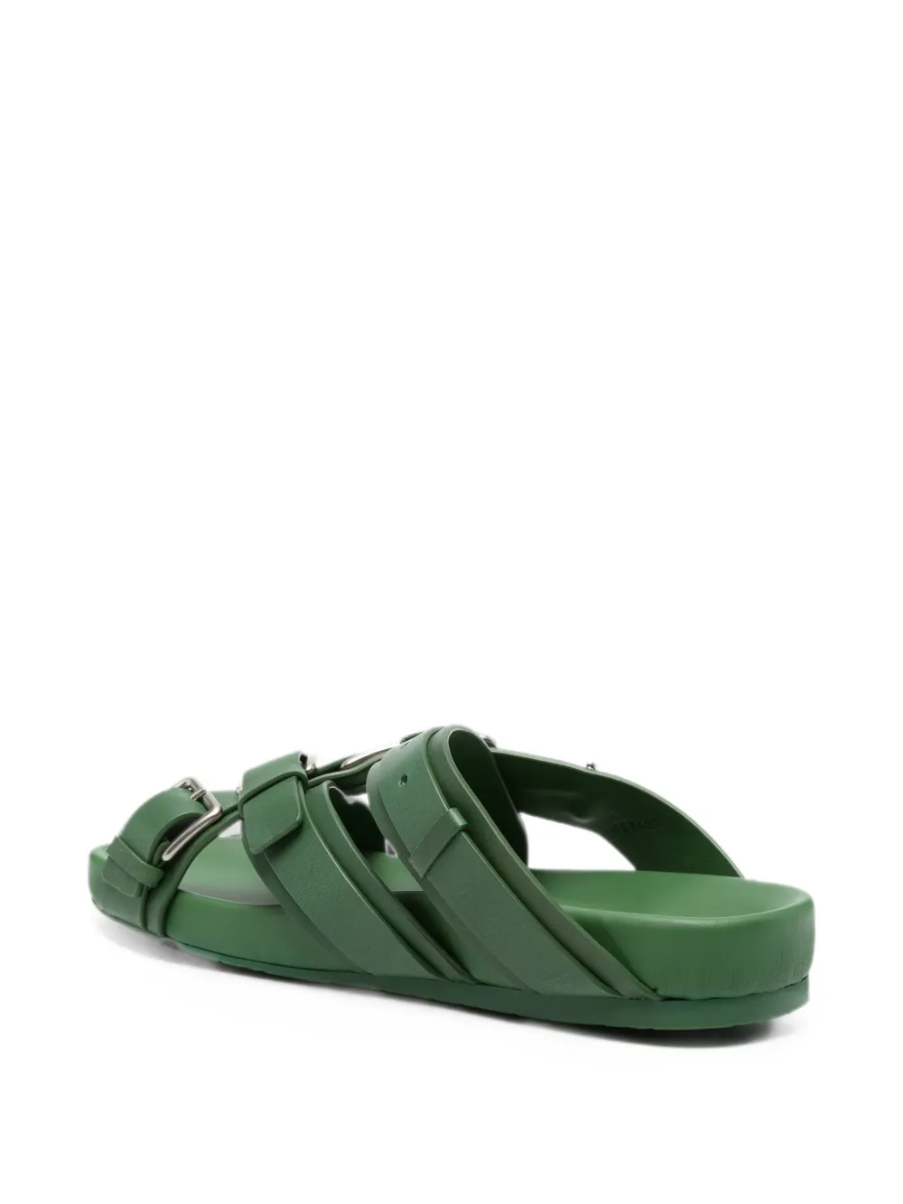 LOEWE Fussbett multi-strap buckle-fastening sandals Groen
