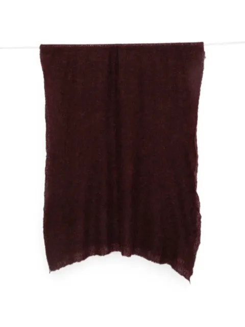 Faliero Sarti Edel raw-edge knitted scarf