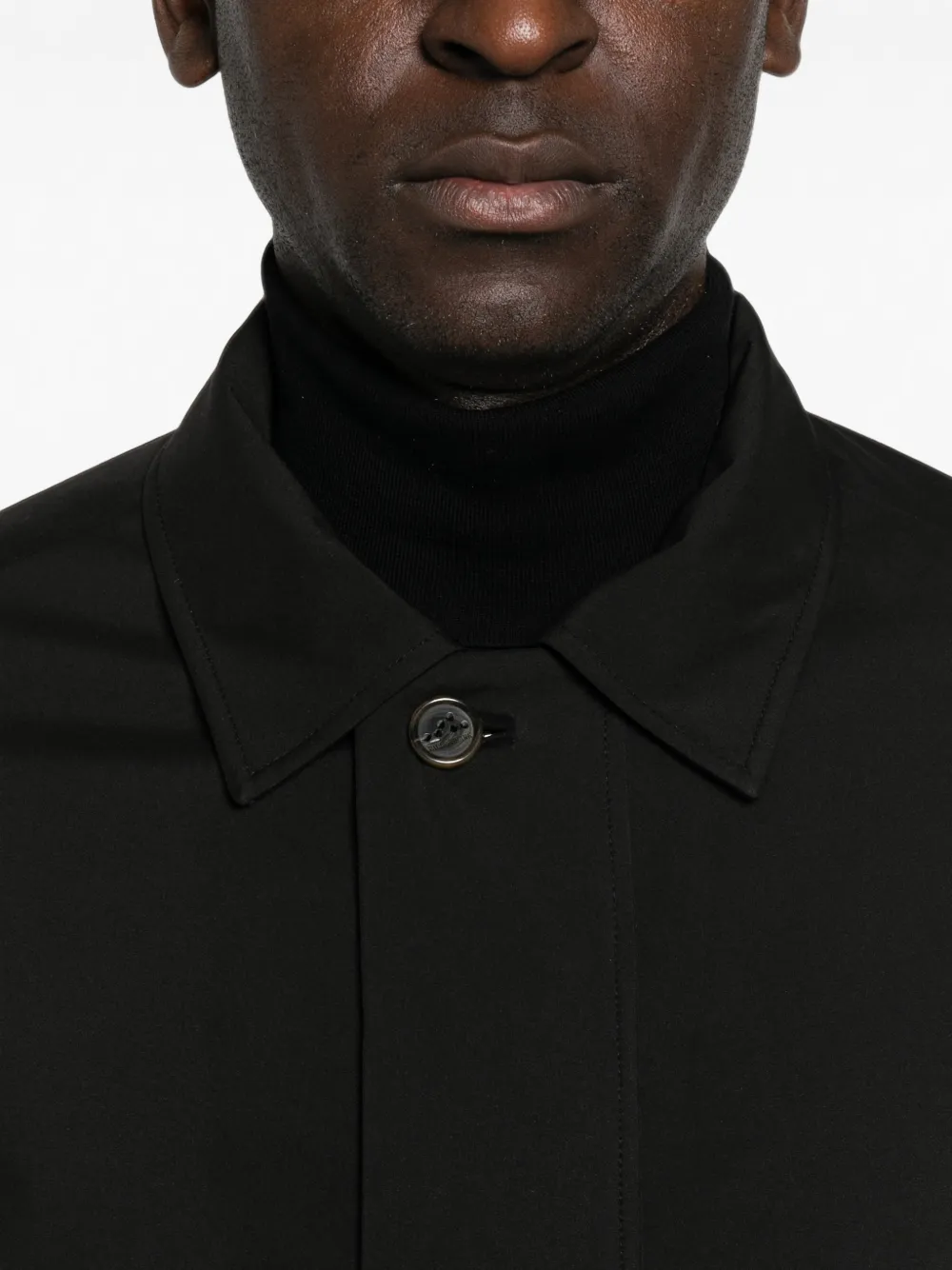 Paul & Shark Button-up jack met kraag Zwart