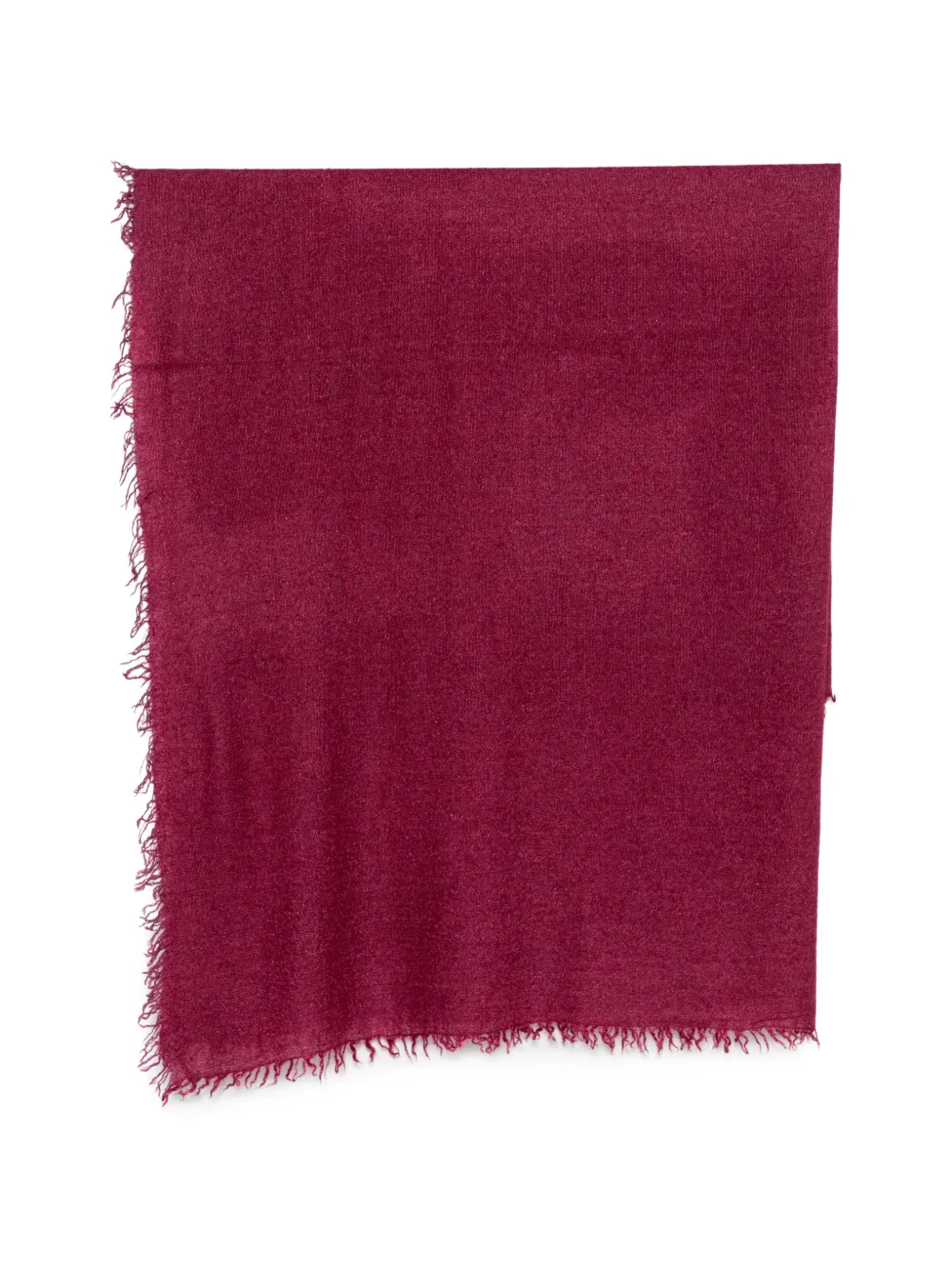 Faliero Sarti frayed-edge scarf - Rot