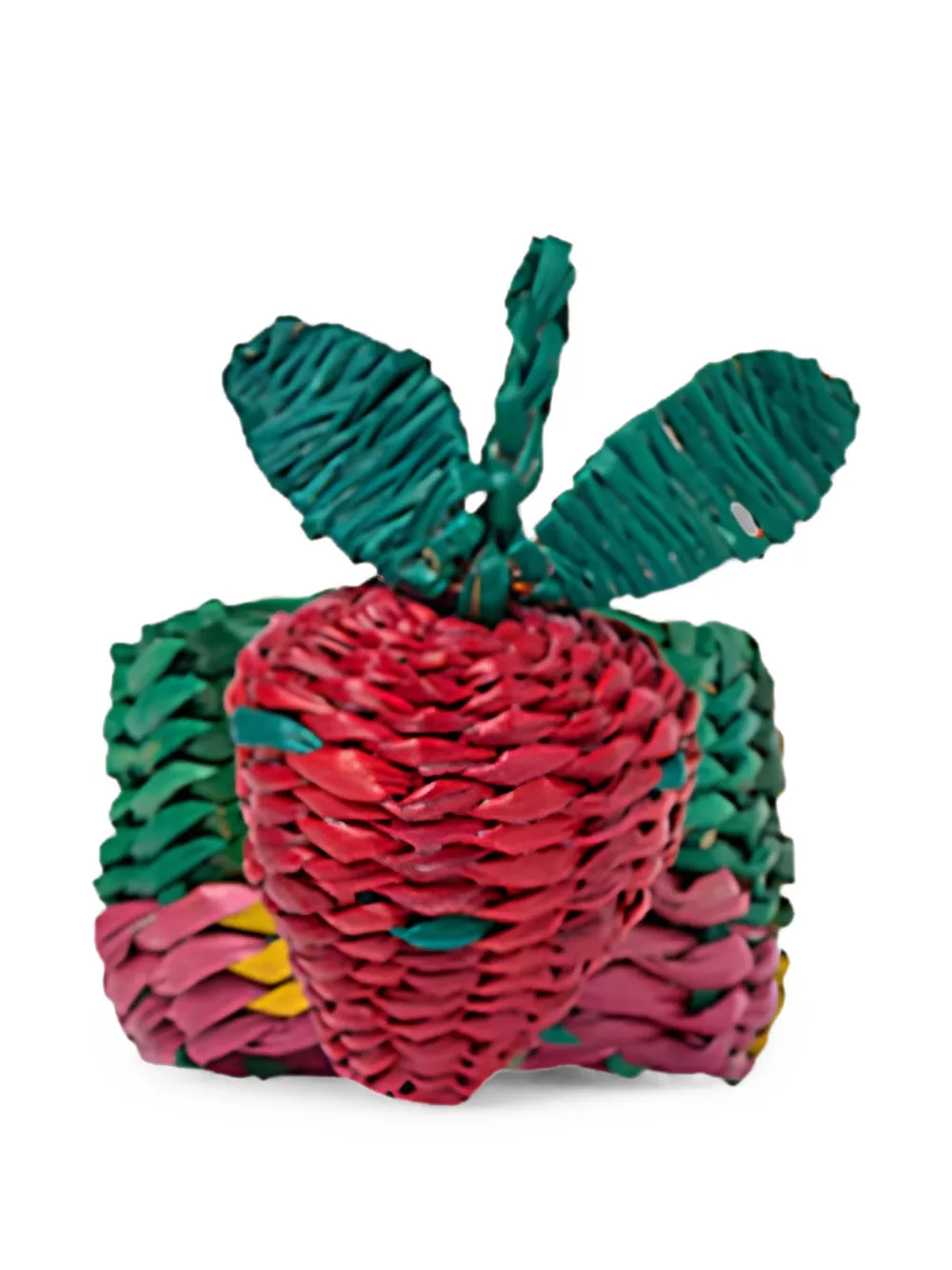 Bitossi Home Gewebte Tutti Frutti Serviettenringe (6er-Set) - Grün