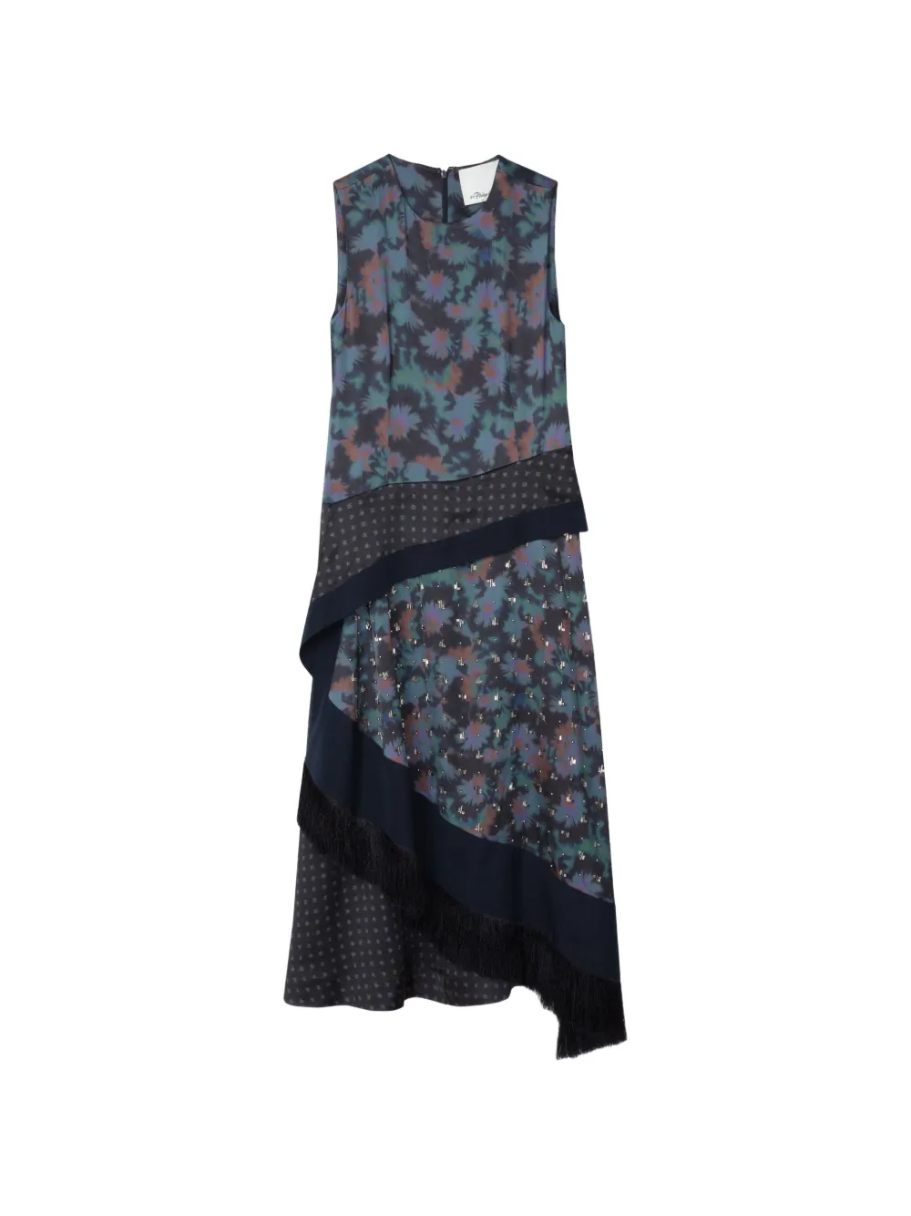 3.1 Phillip Lim Desert Flower layered asymmetric midi dress