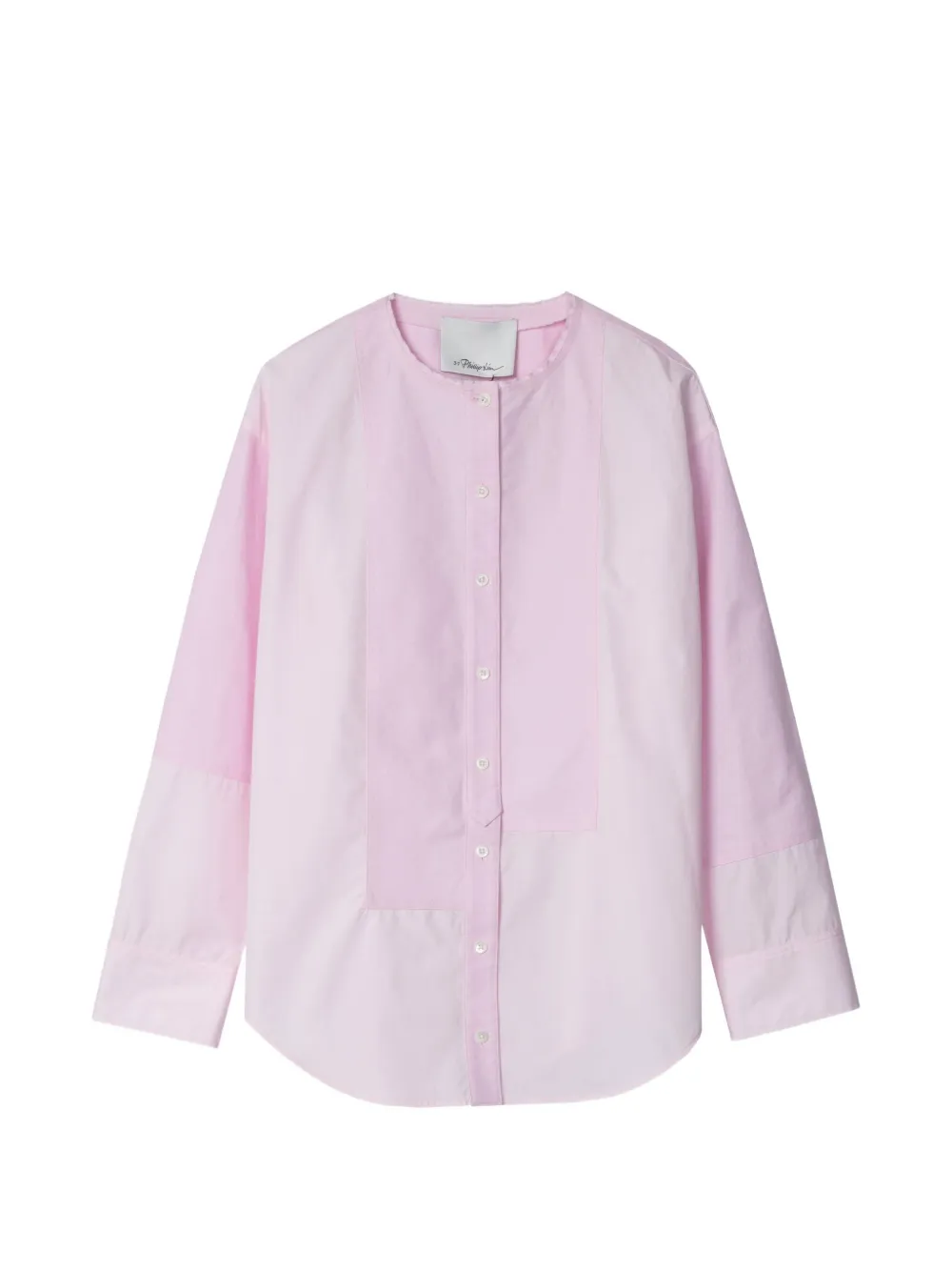3.1 Phillip Lim Hemd ohne Kragen - Rosa