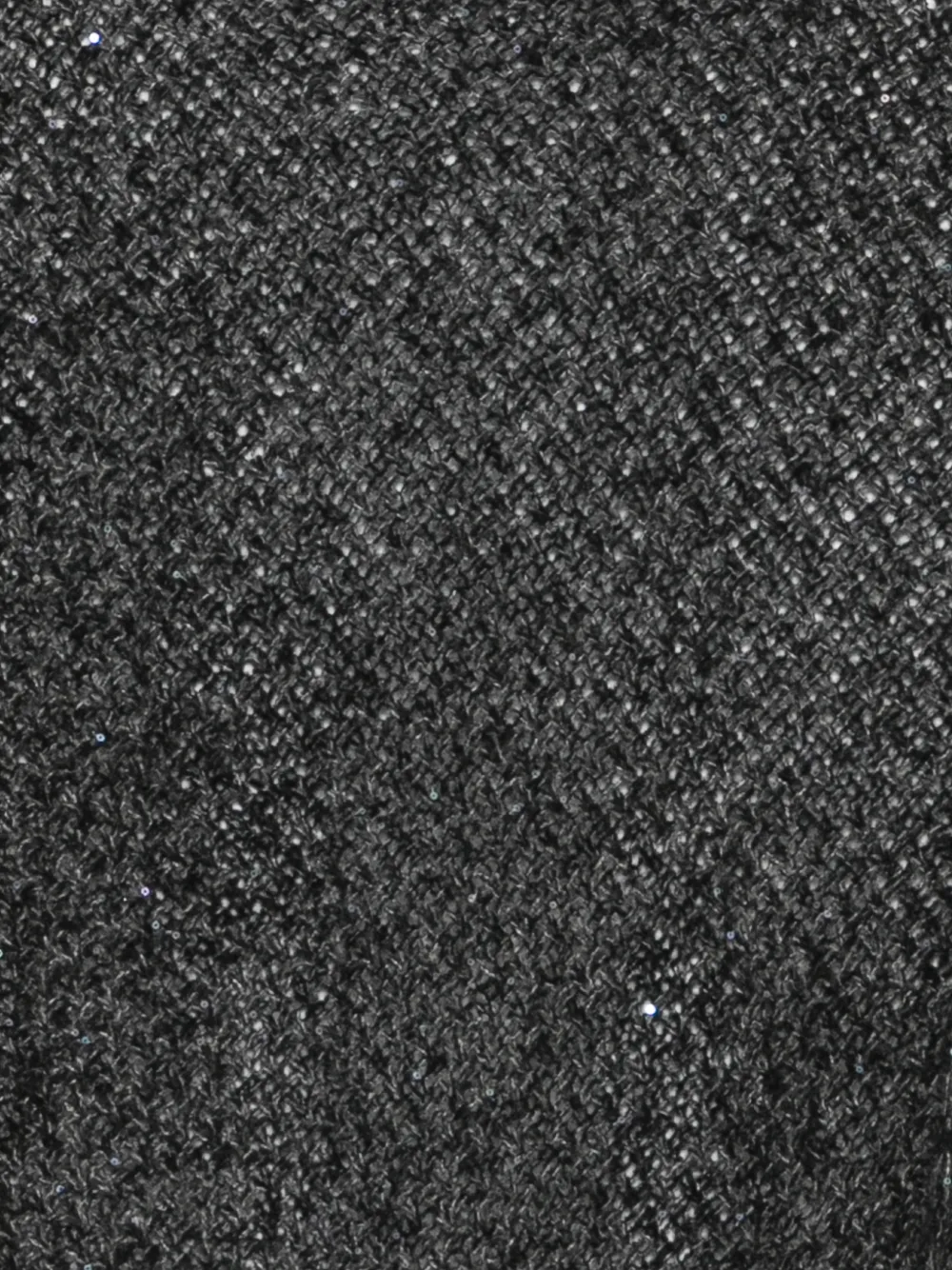 Faliero Sarti Risia sequin-embellished triangular scarf Zwart