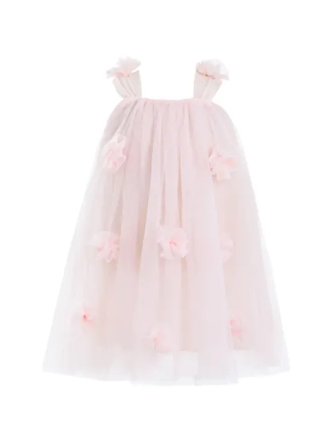 Sweet Cactus flower-embellished dress