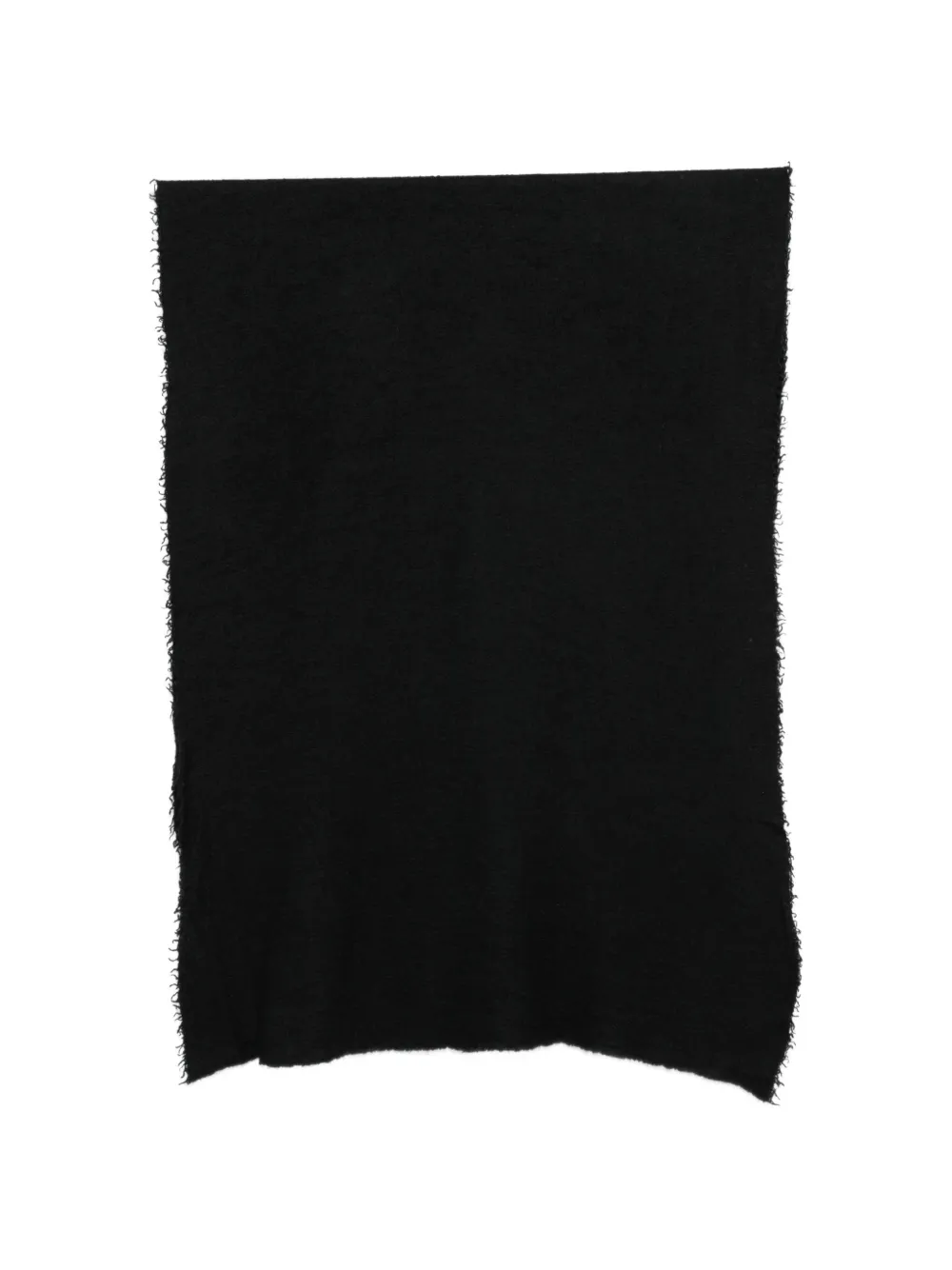 Faliero Sarti Nuovo Pedro frayed-edge scarf - Schwarz
