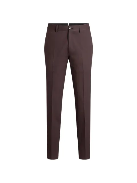 BOSS pantalones slim de algodón, cachemira y stretch