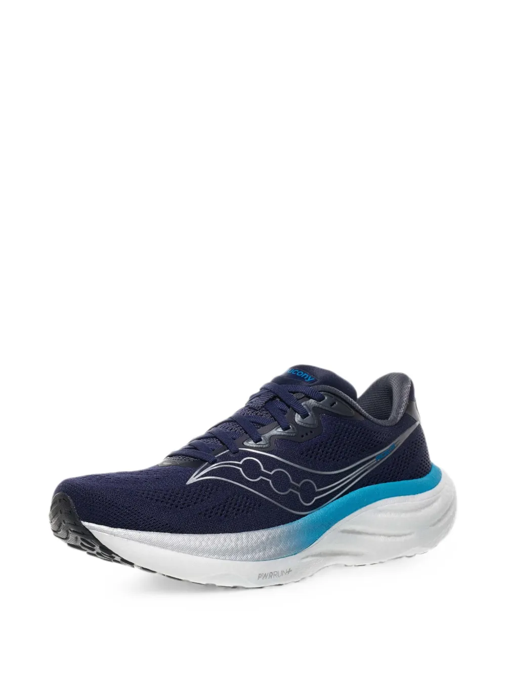 Saucony Ride 19 mesh sneakers Blauw