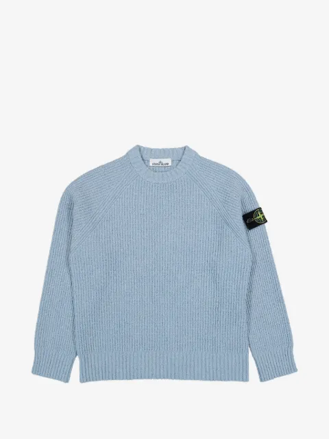 Stone Island ribbed-knit bouclé sweater