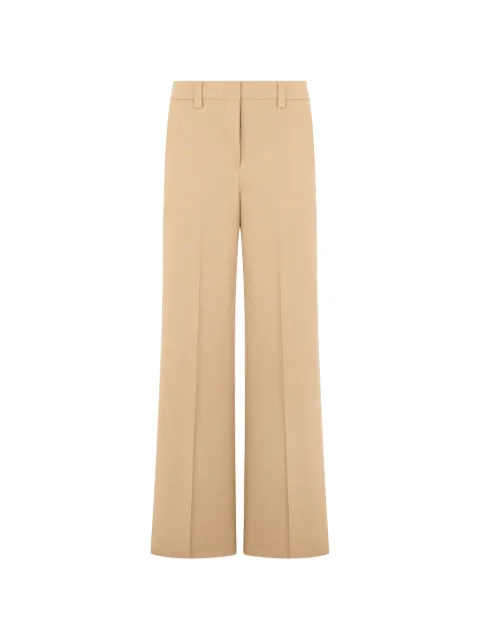 slowear pressed-crease wide-leg trousers