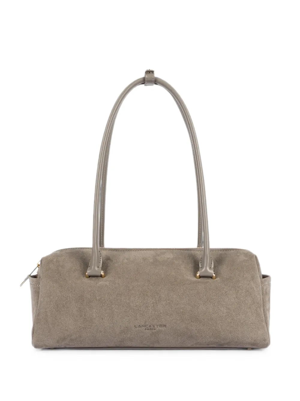 Lancaster East-West Tasche aus Wildleder - Grau