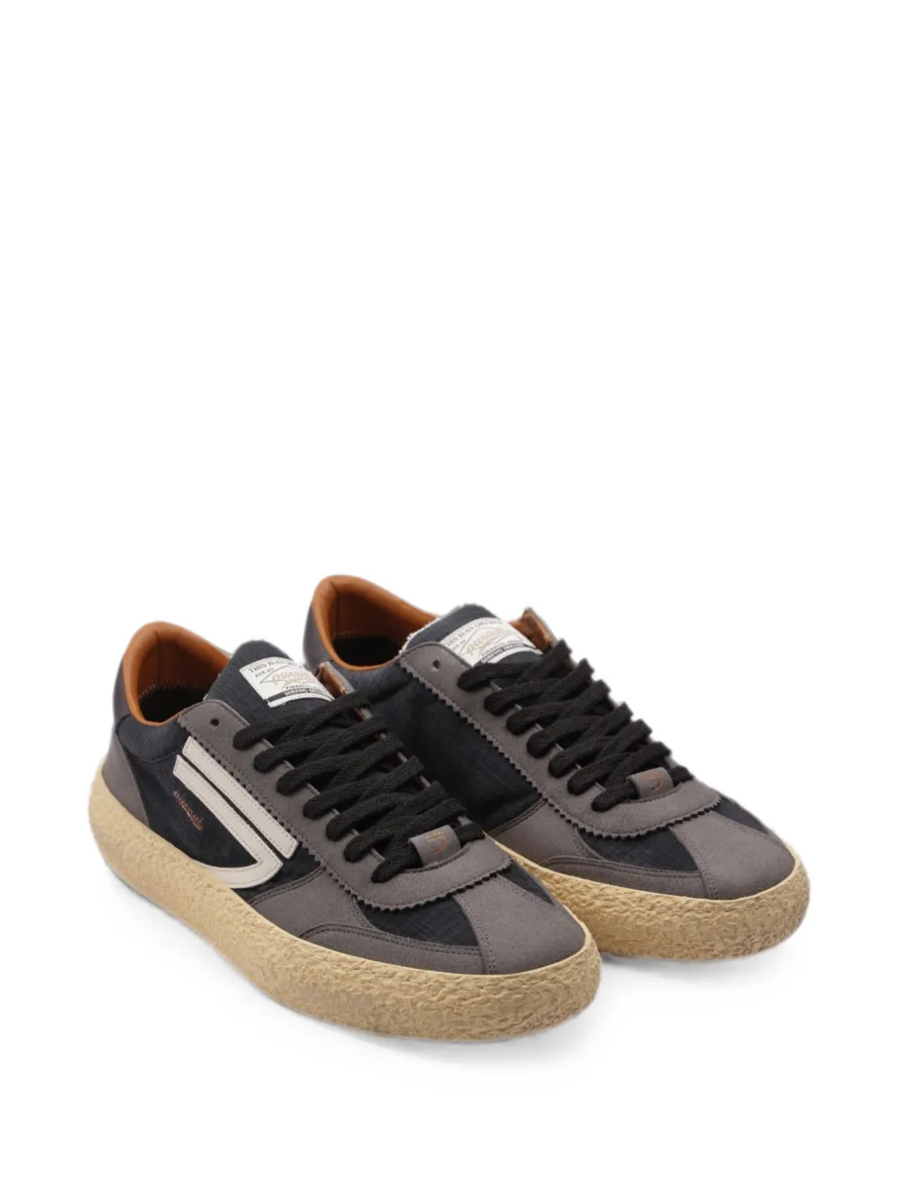 Puraai Ripstop sneakers met textuur Zwart