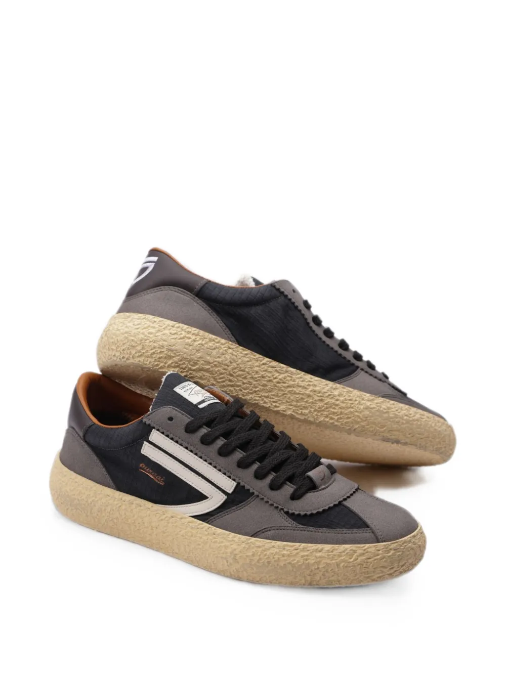 Puraai Ripstop sneakers met textuur Zwart
