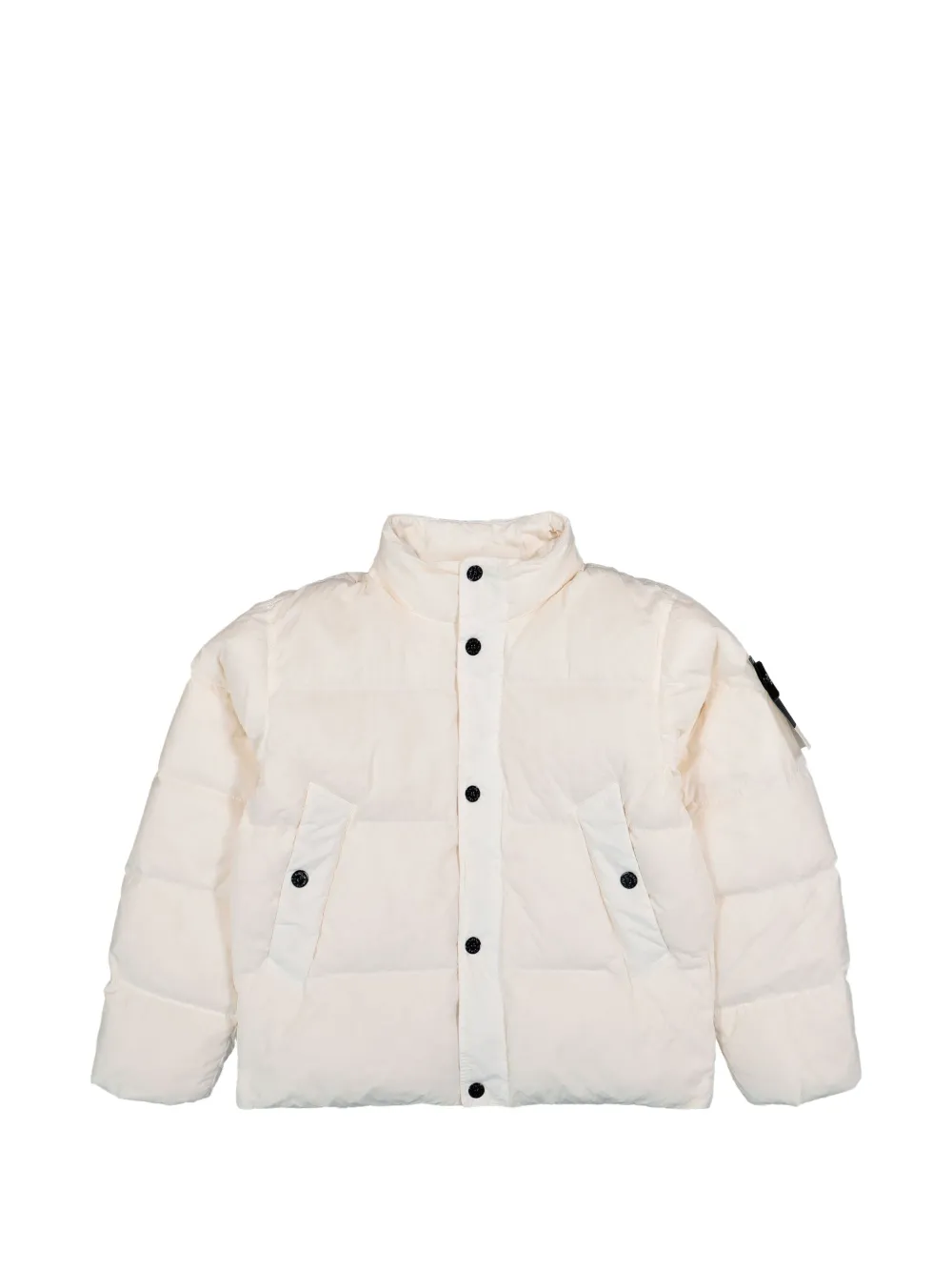 Stone Island 4100109 crinkle reps NY down jacket - Toni neutri