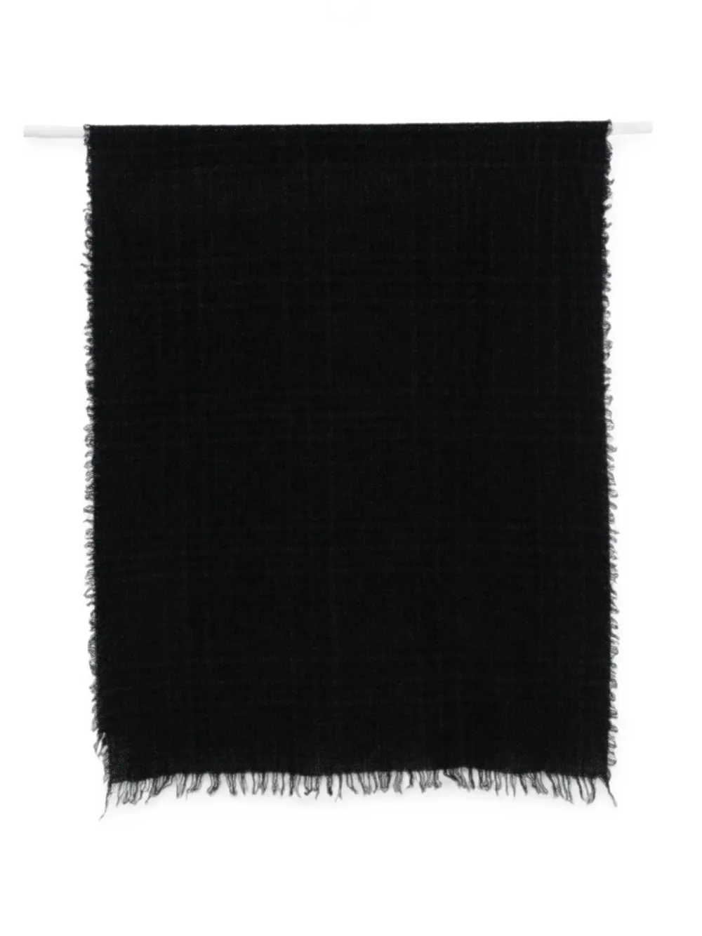 Faliero Sarti Perry frayed-edge scarf - Nero