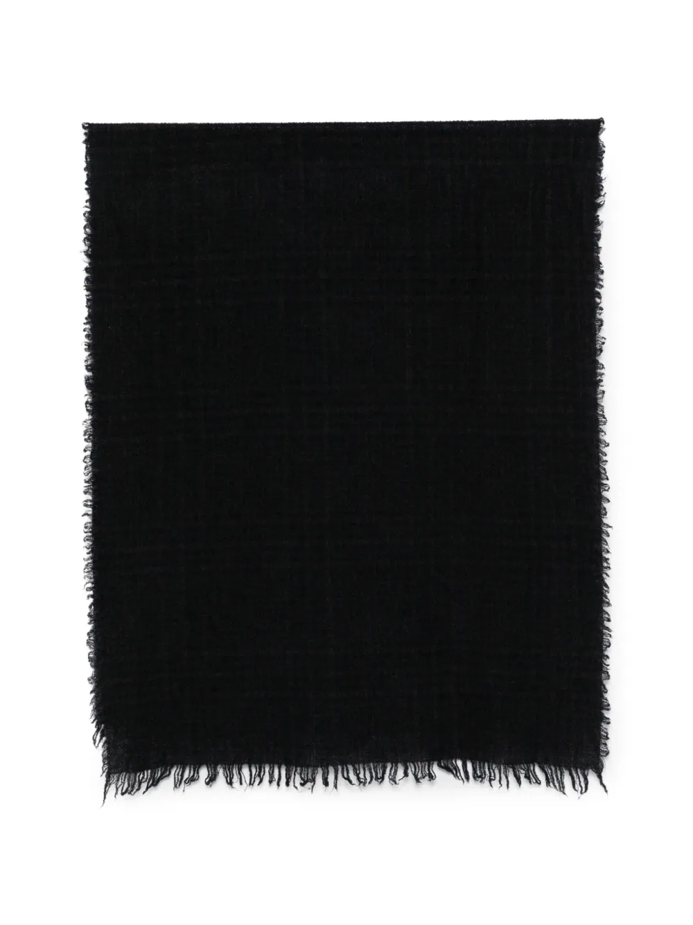 Faliero Sarti Perry frayed-edge scarf - Schwarz