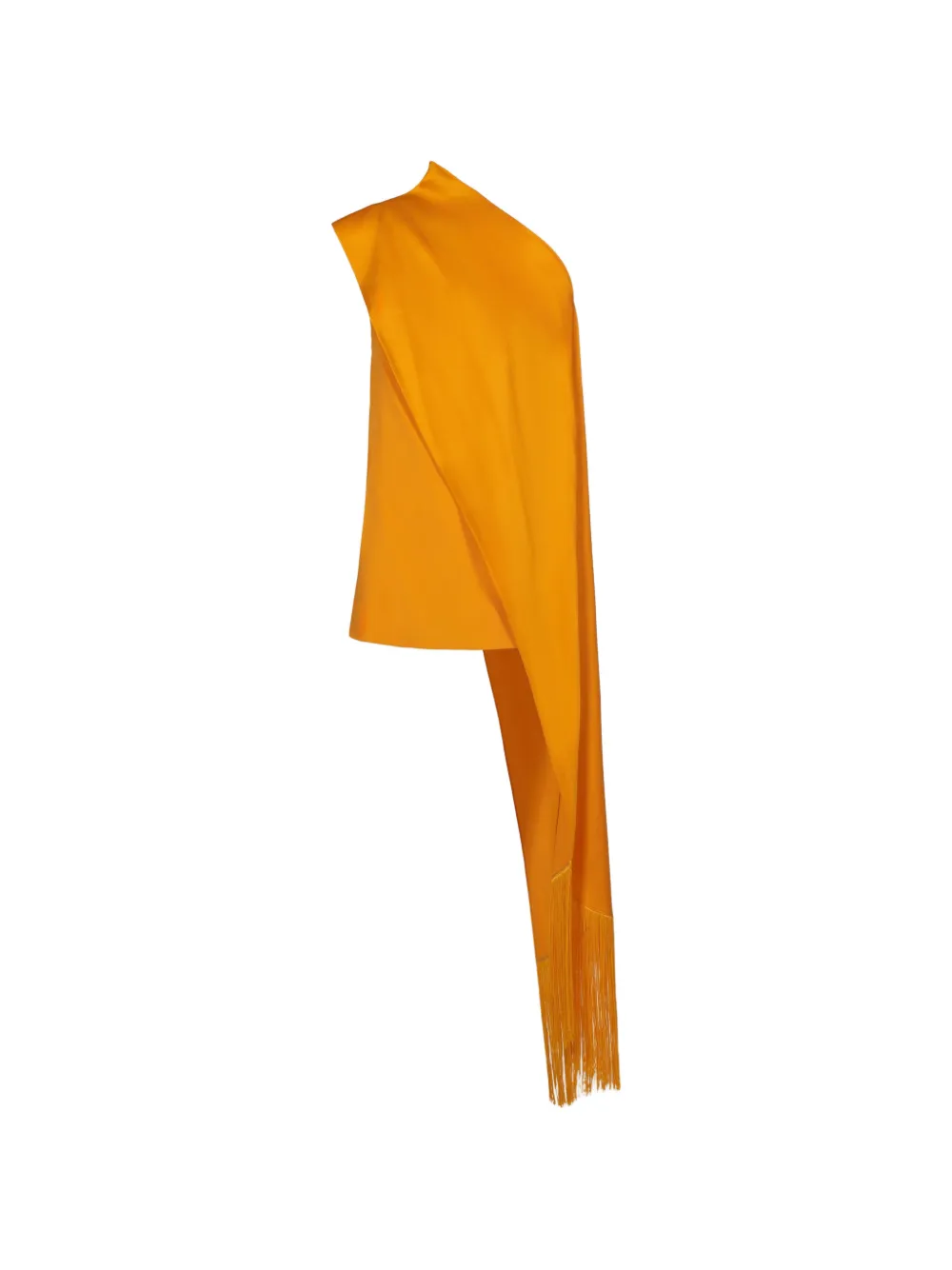 Taller Marmo Mini Berenson fringed-panel party dress - Arancione