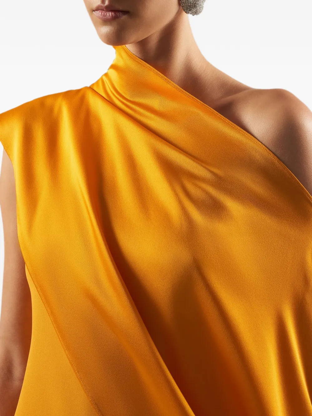 Taller Marmo Berenson mini-jurk met franje Oranje