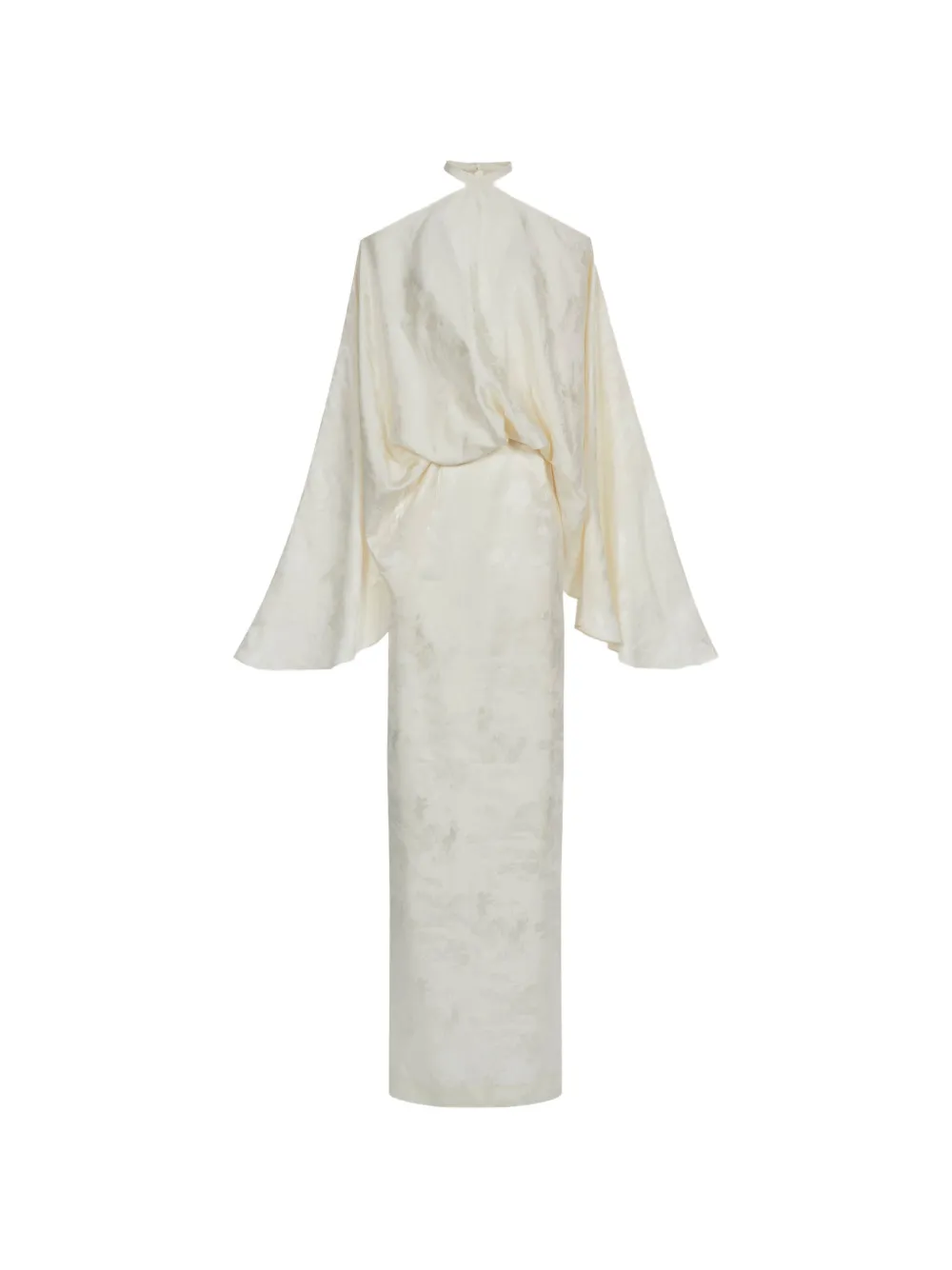 Taller Marmo Cyclades Wide-sleeve Maxi Dress In White