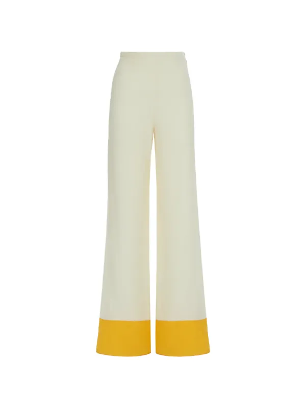 Taller Marmo Marlene Corniche High-waist Trousers in Neutrals