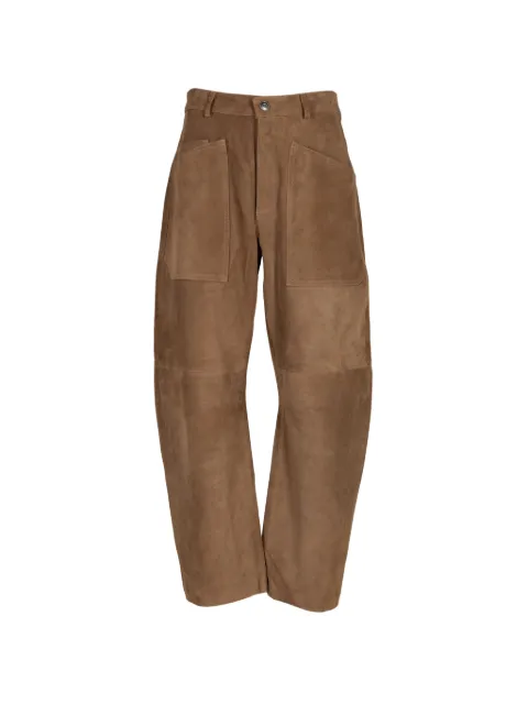 Giorgio Brato suede panelled trousers