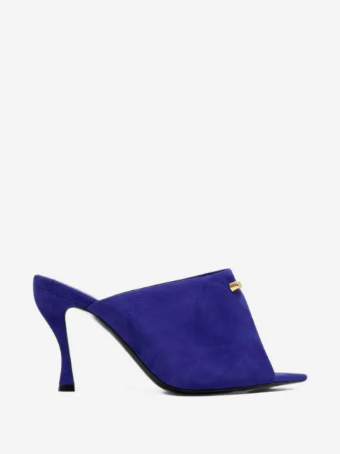 Midnight City mules in purple
