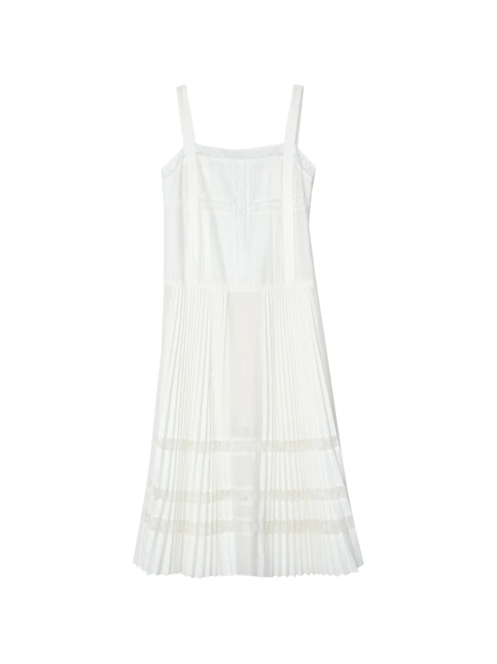 3.1 Phillip Lim lace-insert pleated midi dress