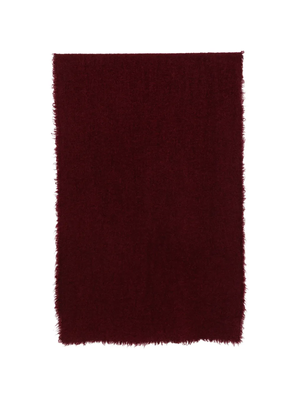 Faliero Sarti Alexia frayed scarf - Rot