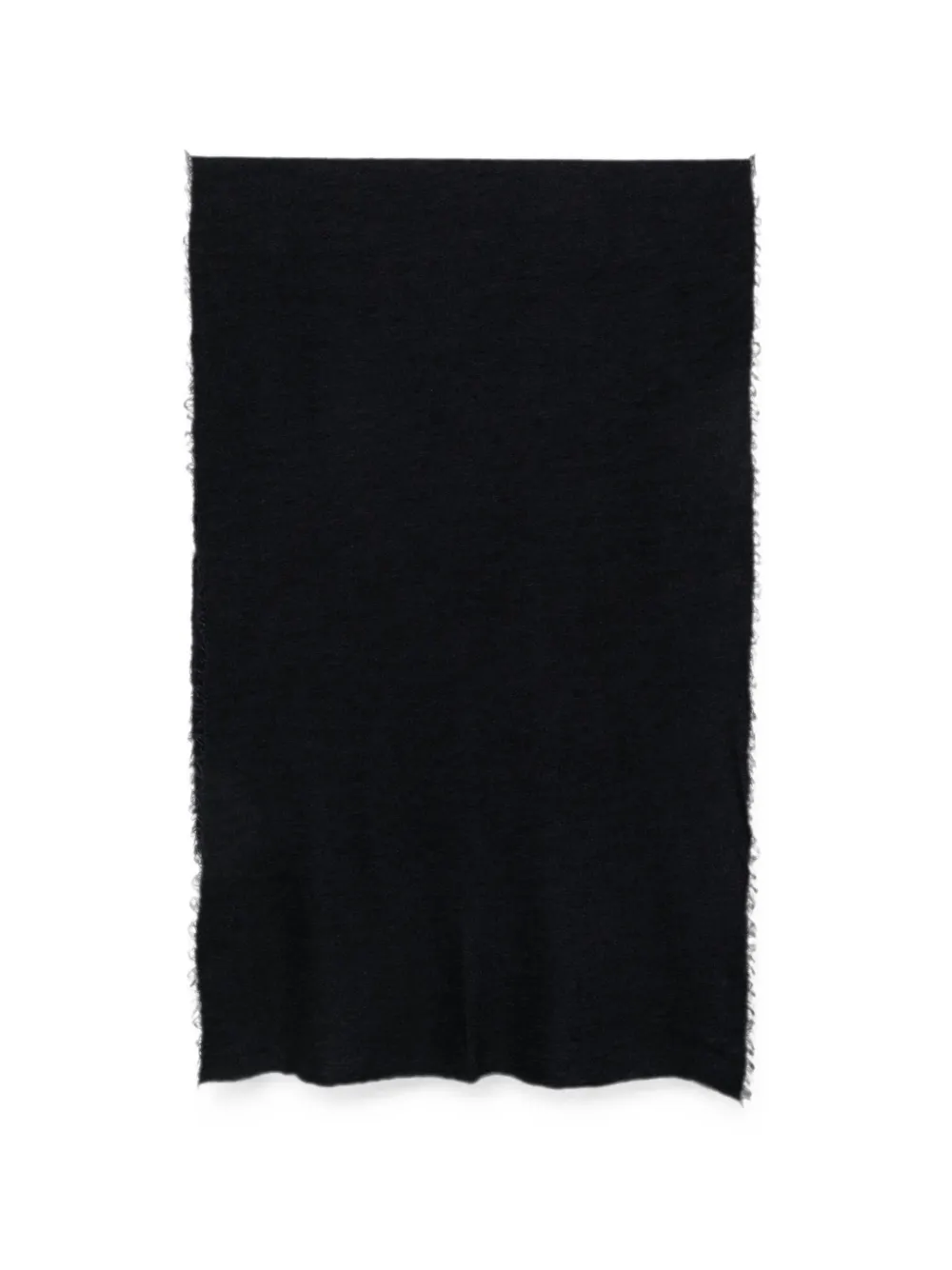 Faliero Sarti checked fringed scarf - Blu