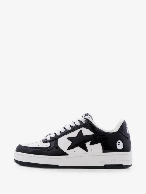 A BATHING APE® Bape Sta #1 M2 patent-leather sneakers