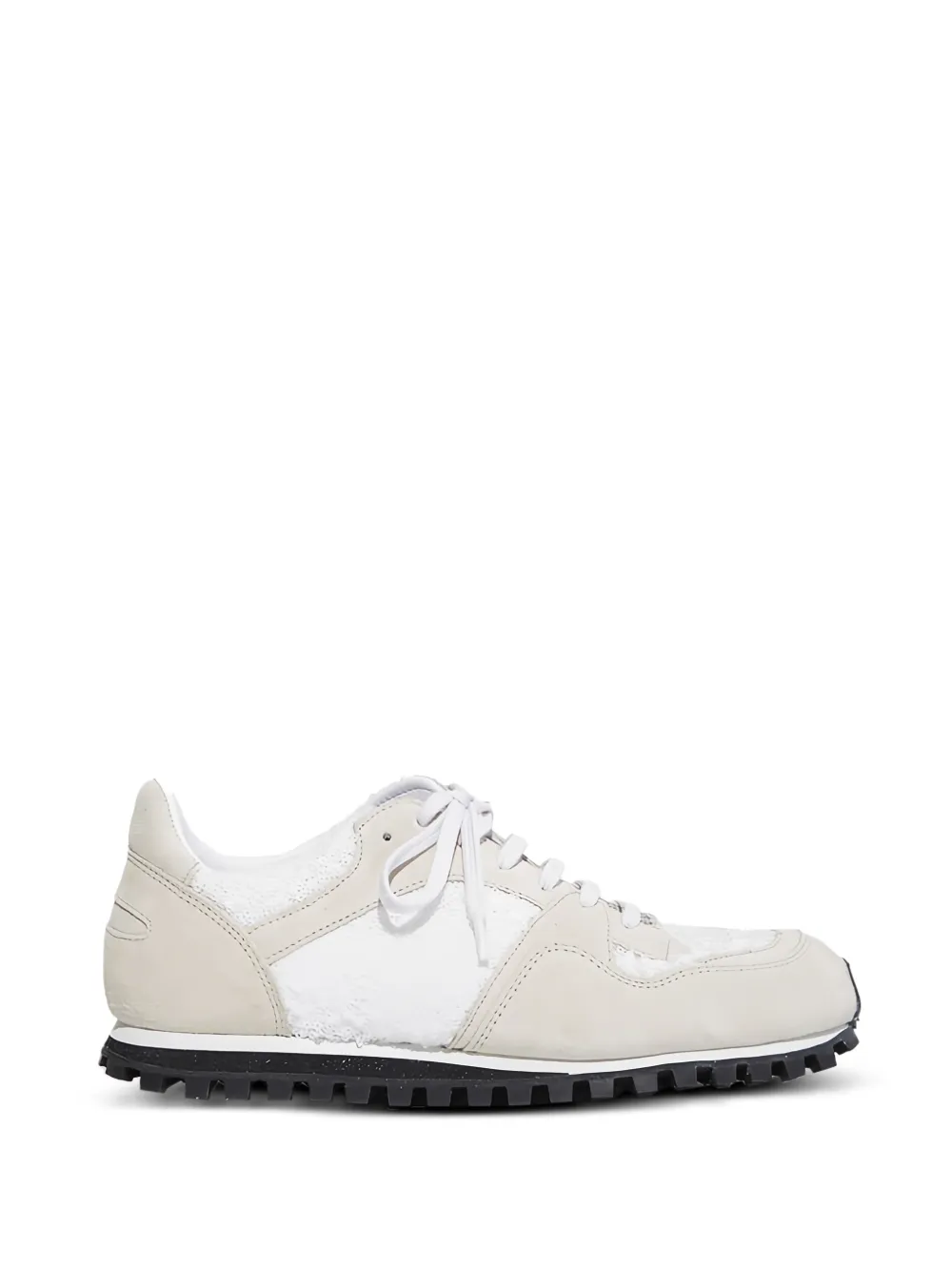 Comme Des Garçons x Spalwart sequin-embellished suede sneakers Beige