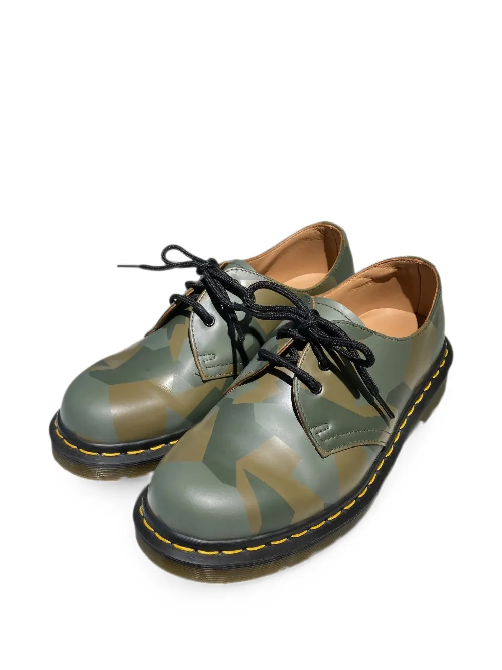 Dr. Martens 1461 camo-print Derby shoes Groen