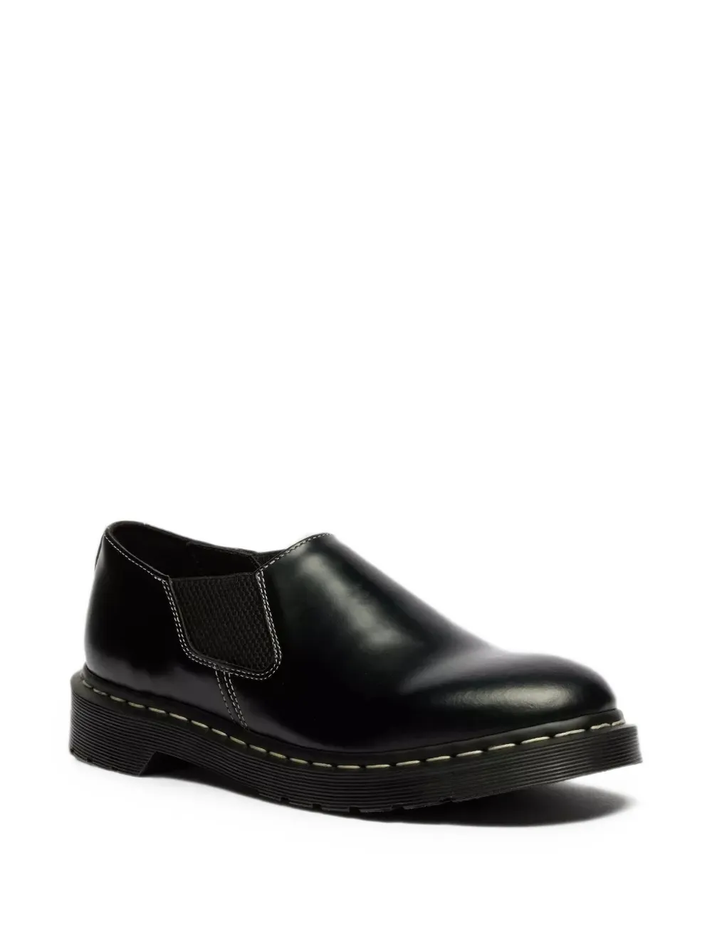 Dr. Martens Louis White Stitch slip-on loafers Zwart