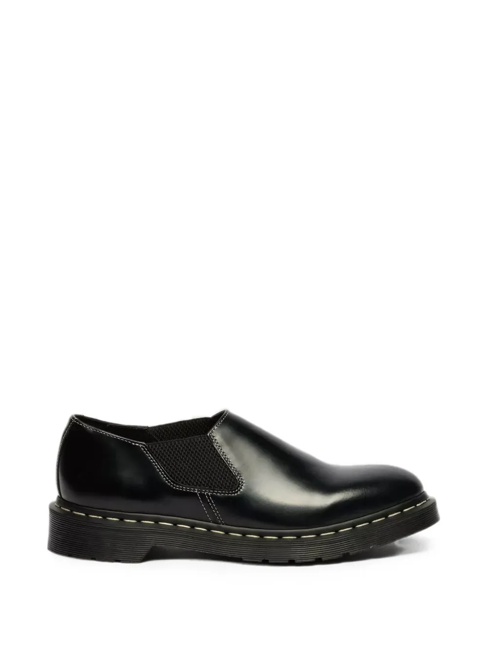Dr. Martens Louis White Stitch slip-on loafers Zwart